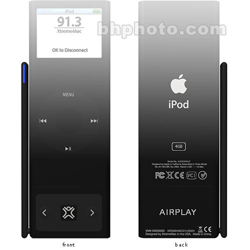 XtremeMac AirPlay Boost FM Transmitter for iPod Nano - Black