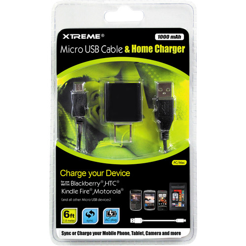 Xtreme Cables Micro USB Cable & Home Charger