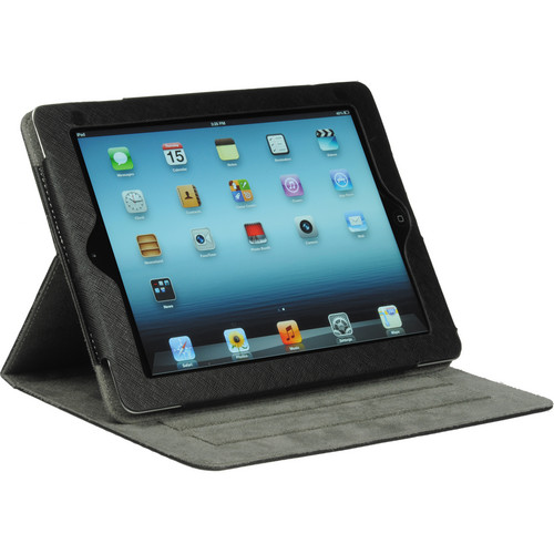 Xuma Folio Case with Magnetic Cover for iPad 2nd, 3rd, 4th Gen (Black)