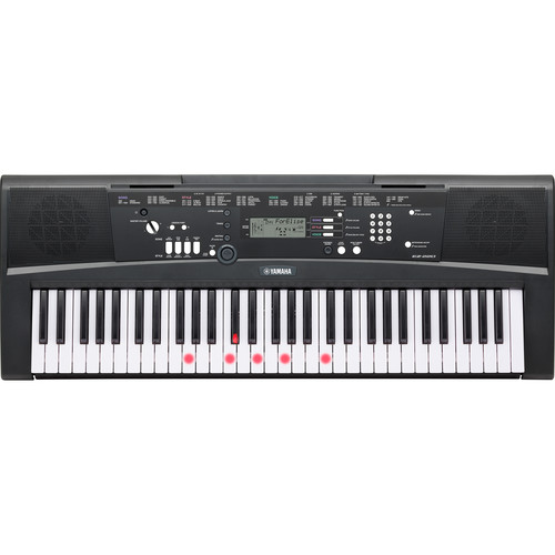 Yamaha EZ-220 61-Key Touch-Sensitive Portable Keyboard with Lighted Keys