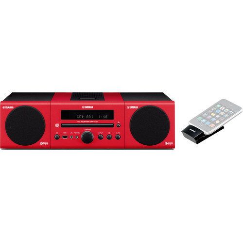 Yamaha MCR-140RE Micro Component System (Red) MCR-140RE B&H
