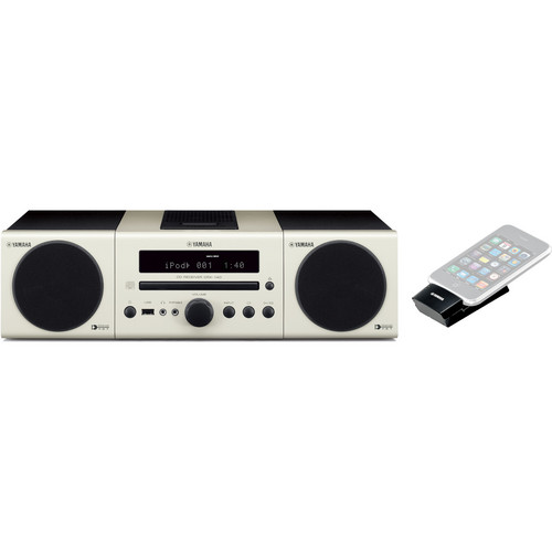 Yamaha MCR-140WH Micro Component System (White) MCR-140WH B&H