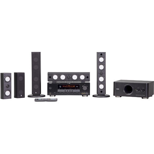 Yamaha YHT-590BL 5.1-Channel Home Theater System YHT-590BL B&H