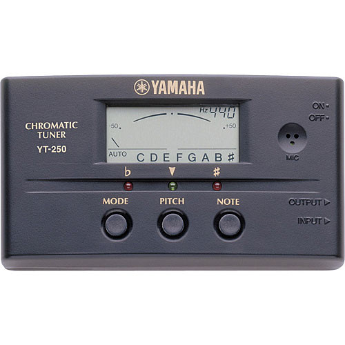Yamaha YT250 - Auto/Manual Chromatic Tuner
