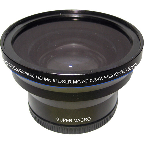 Zeikos 52/58mm 0.34x Super Fisheye Lens ZE-3252F B&H Photo Video