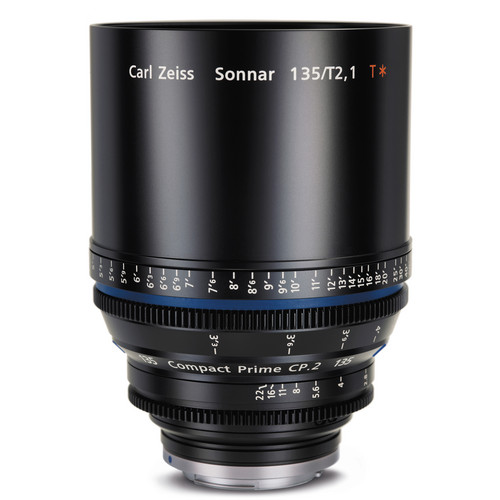 ZEISS Compact Prime CP.2 135mm/T2.1 PL Mount with Imperial Markings