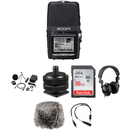 Zoom H2n On-Camera DSLR Audio Kit
