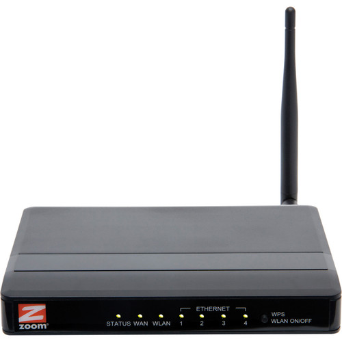 Zoom Telephonics Wireless-N Router With Wireless Repeater / Ethernet Client Modes