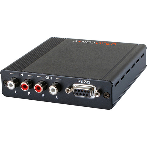 A-Neuvideo Analog Stereo Audio & RS-232 over Cat5e/6/7 Extender Transmitter (985')