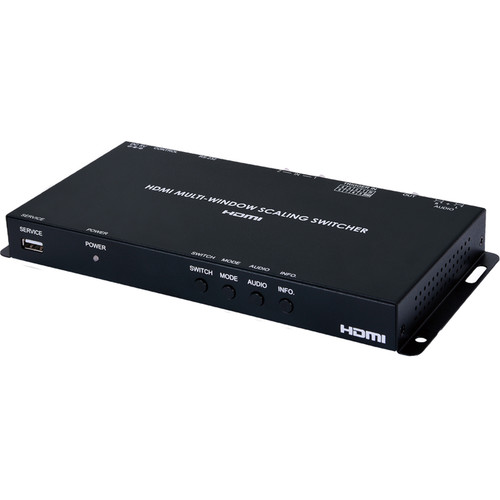 A-Neuvideo 2-Channel HDMI Multiviewer with Logo Generator Inserter