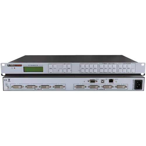 A-Neuvideo 4 x 4 DVI Quad Matrix Switcher Video Wall Processor