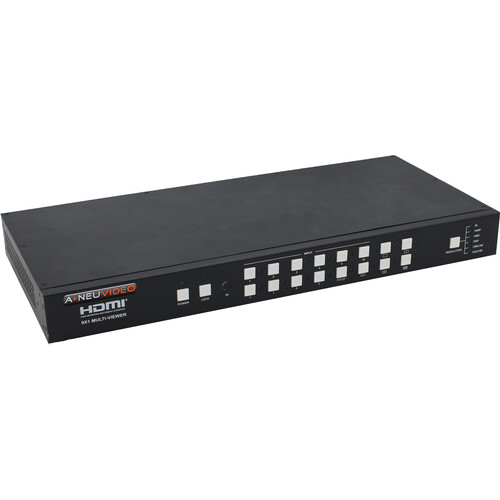 A-Neuvideo 9 x 1 4K HDMI Seamless Switcher with Multiview