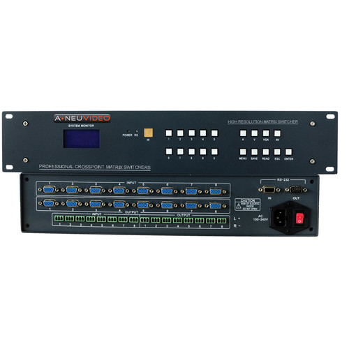 A-Neuvideo 32x16 VGA Serial Matrix Switcher
