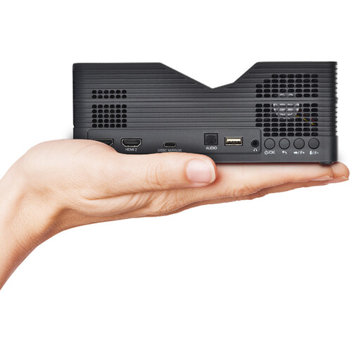 AAXA Technologies M8 1100-Lumen Full HD Ultra Short-Throw RGB Laser DLP Smart Projector