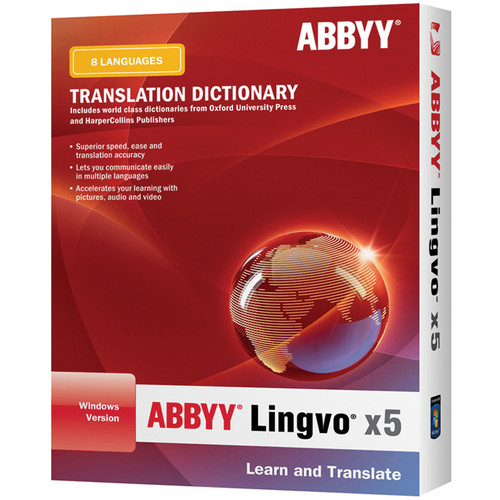 ABBYY Lingvo x5 8-Language Dictionary Upgrade (Download)