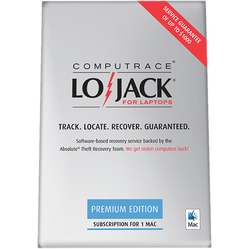 Absolute Software LoJack for Laptops Premium Edition (1-Year Subscription) (Mac Only)
