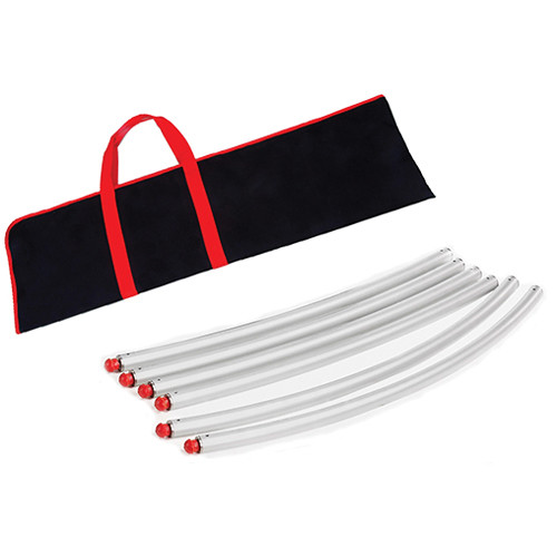 Acebil 90-Degree Curved Track Rail Extension with Case