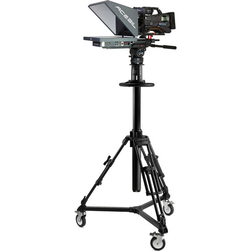 Acebil 17'' Studio HB Prompter 1000 cd/m² and PDII-CH8(F)SC Pedestal System