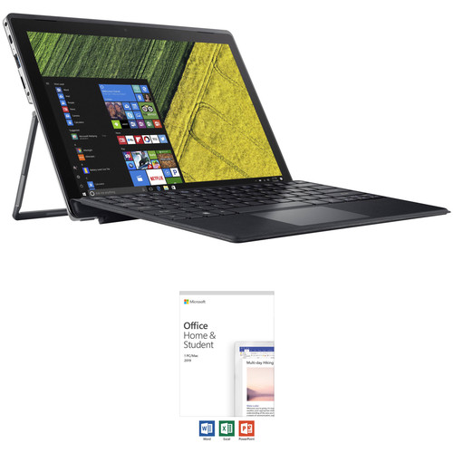 Acer 12.2" Switch 3 Multi-Touch 2-in-1 Laptop & Microsoft Office Home & Student 2019 Kit