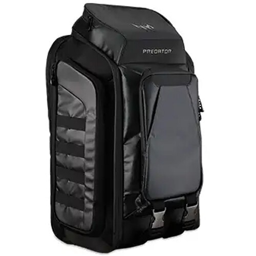 acer predator 17 in gaming laptop utility backpack Lite - Lightweight 1680D Ballistic Polyester with Water-Resistant Zippers and Ventilated Mesh Back Perfect For Everyday Commuting and Gaming - Fits 15.6" Laptops travel essentials Acer Predator M Utility Backpack