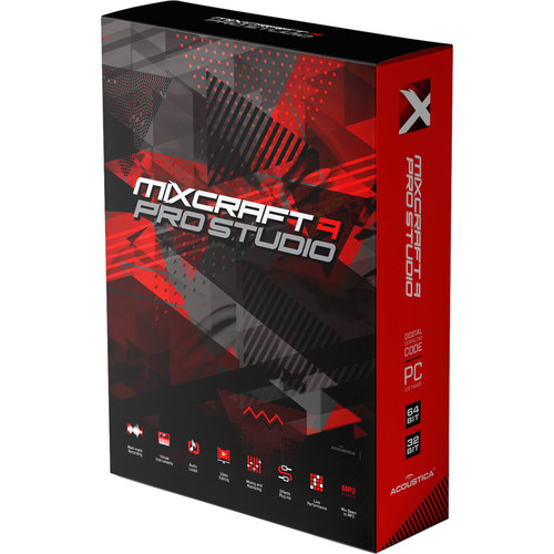 Acoustica Mixcraft 9 Pro Studio - Music Producti AC-90PRO-RE B&H