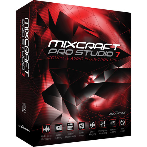 Acoustica Mixcraft Pro Studio 7 - Multi-Track Recording