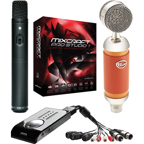 Acoustica Multi-Track/Multi-Microphone Recording Bundle for Windows