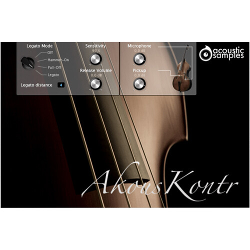 acousticsamples AkousKontr Upright Bass Virtual Instrument Software (Download)