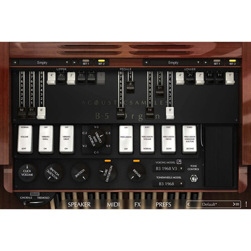 acousticsamples B-5 Organ V3 Virtual Instrument Plug-In