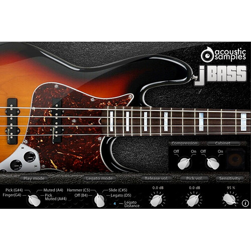 acousticsamples 4-String American JBass Virtual Emulation Software