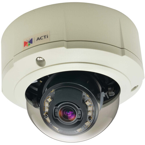 ACTi B85 2 Mp Basic WDR Day & Night Outdoor IR Dome PoE Camera with 3x Zoom Lens