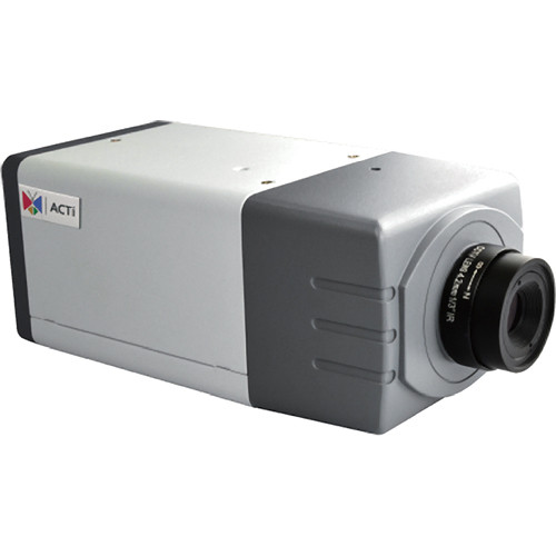 ACTi D21 1 Mp 720p Day & Night HD PoE Color Box Camera with f4.2mm / F1.8 Fixed Lens