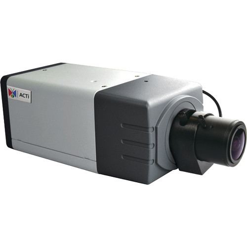 ACTi E23A 2MP Day/Night Basic WDR IP Box Camera with 2-Way Audio Support & 2.8 to 12mm Varifocal Lens