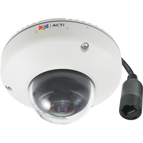 ACTi E923 10MP Outdoor Mini Fisheye Dome Vandal-Proof Camera with Basic WDR