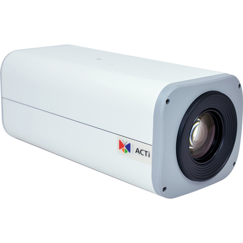 ACTi I24 1MP Day/Night IP Box Camera with SLLS, Extreme WDR, and 30x Zoom Lens