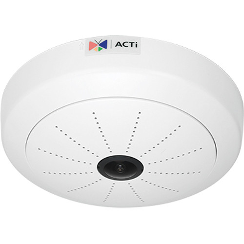 ACTi I53 6MP Indoor PoE Hemispheric Dome Camera with 1.3mm Fixed Focal Lens