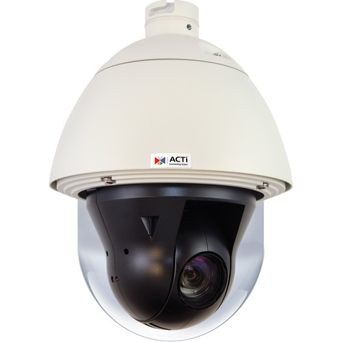 ACTi I910 4MP Outdoor Day/Night Vandal Resistant PoE Speed Dome Camera with 4.5 to 148.5mm Varifocal Lens