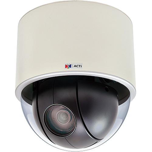ACTi I912 4MP Indoor Day/Night Vandal Resistant PoE PTZ Camera with 4.5 to 148.5mm Varifocal Lens