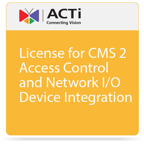 ACTi LEXD2000 Access Control and Network I/O Device Integration License for CMS 2