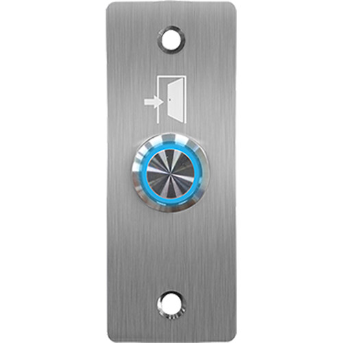 ACTi Soyal LED Stainless Steel Door Sensor Push Button Panel (Silver)
