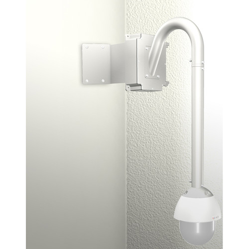 ACTi SMAX-0162 Corner Mount with Junction Box, Gooseneck, & Extension Tube for Select Outdoor PTZ/Speed Dome Cameras