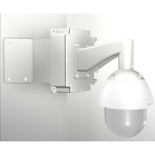 ACTi SMAX-0168 Corner Mount with Junction Box & Heavy Duty Wall Mount for Select Outdoor PTZ/Speed Dome Cameras