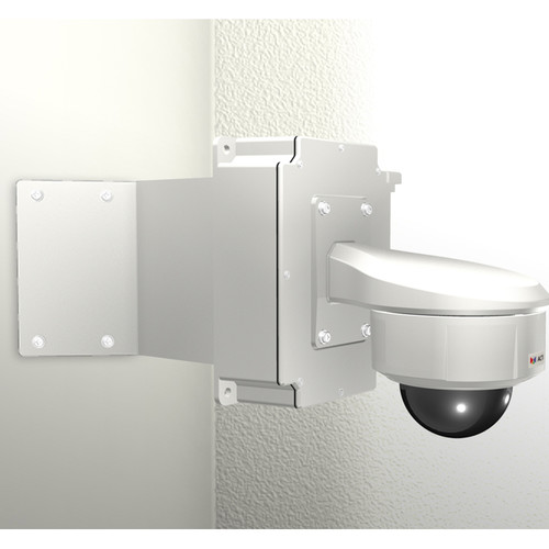 ACTi SMAX-0240 Corner Mount with Junction Box & Heavy Duty Wall Mount for B8x, B9x, D7x, D8x, E8x, I7x, KCM-7911, & Select E7x Cameras