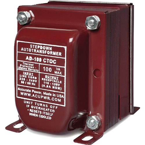 ACUPWR AD-100 Step-Down Transformer (100W)