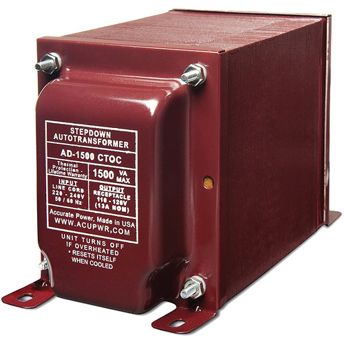 ACUPWR AD-1500 Step-Down Transformer (1500W)