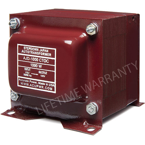 ACUPWR AJD-1000 Japan to US Step-Down Transformer (1000W)