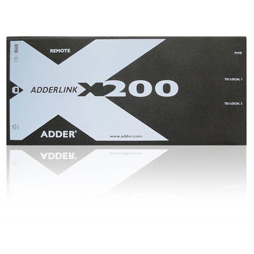 Adder ADDERLink X200AS/R CAT5/5e/6 Receiver with Audio and De-Skew