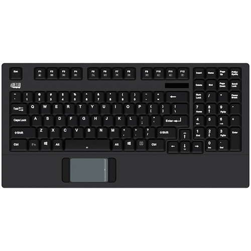 Adesso Industrial Compact Scissor-Switch USB Touchpad Keyboard