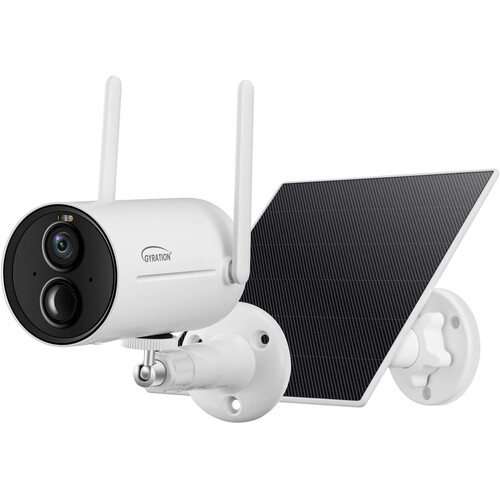 Adesso Cyberview 3010 3MP Outdoor Wi-Fi Bullet Camera with Night Vision & Solar Panel