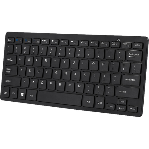 Adesso WKB-1100BB Bluetooth Wireless SlimTouch Mini Keyboard (Black)